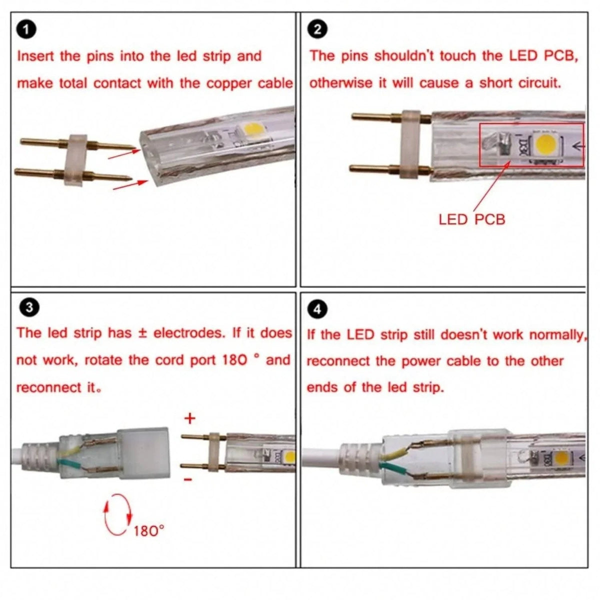 LED Strip Light 220V 240V SMD 5730 180LEDs/m 23-Key RF Remote Control 1500W Dimmer Transformer for Brightness Adjustment — view 2 — House of LEDs UK