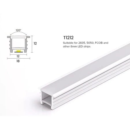 LED Strip Silicone Neon Flex Profile Cover Body Flexible Bendable 12x12mm — House of LEDs UK