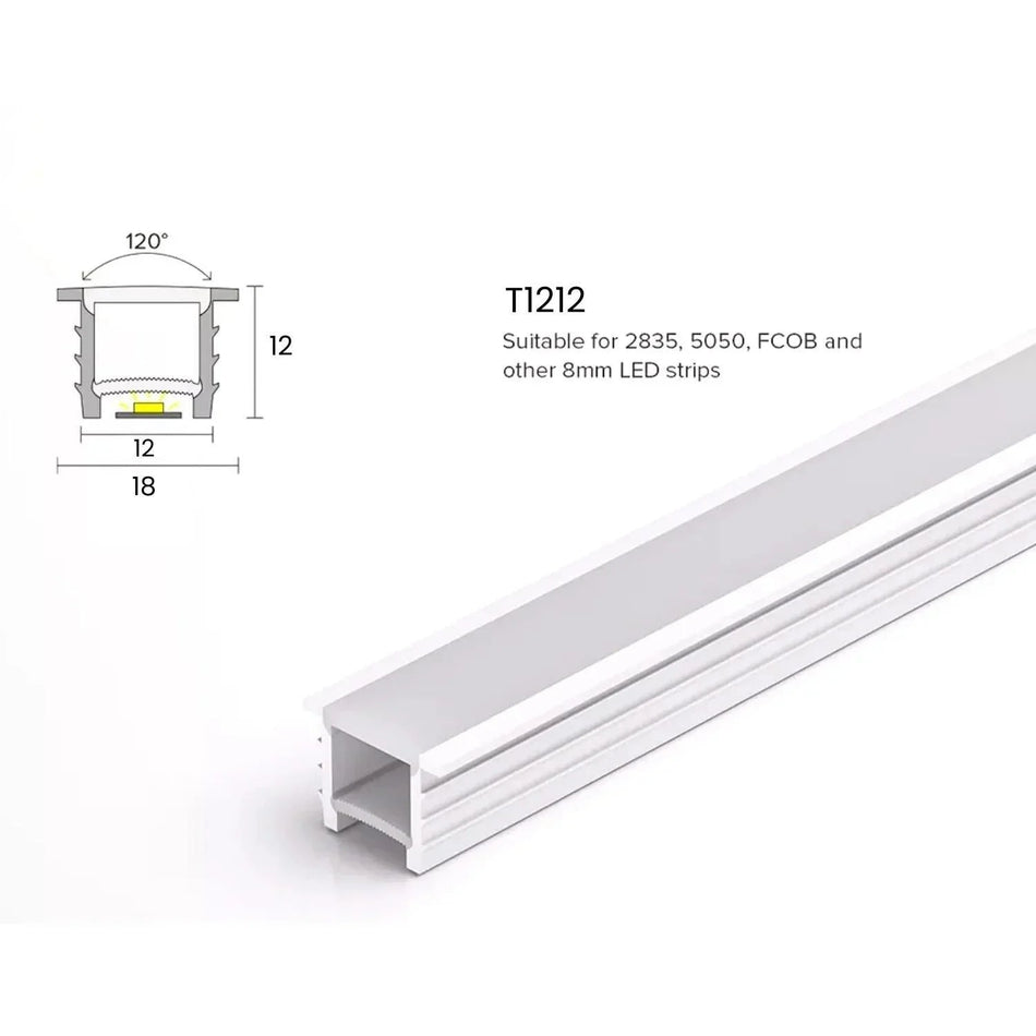 LED Strip Silicone Neon Flex Profile Cover Body Flexible Bendable 12x12mm — House of LEDs UK