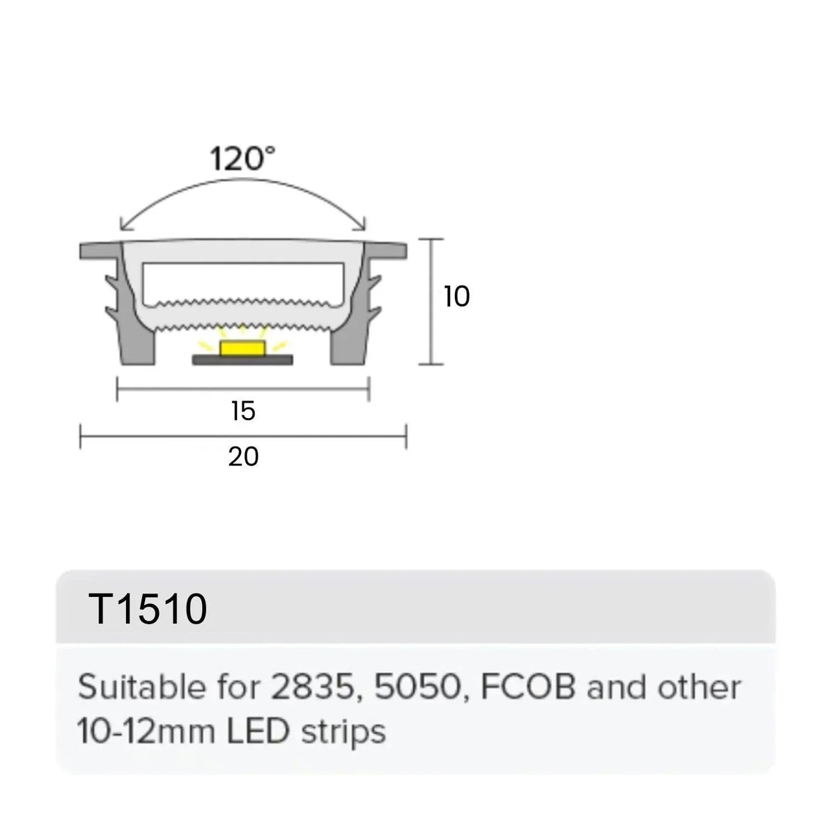 LED Strip Silicone Neon Flex Profile Cover Body Flexible Bendable 15x10mm — view 2 — House of LEDs UK