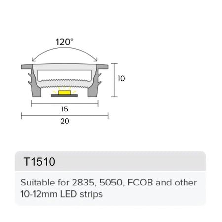 LED Strip Silicone Neon Flex Profile Cover Body Flexible Bendable 15x10mm — view 2 — House of LEDs UK