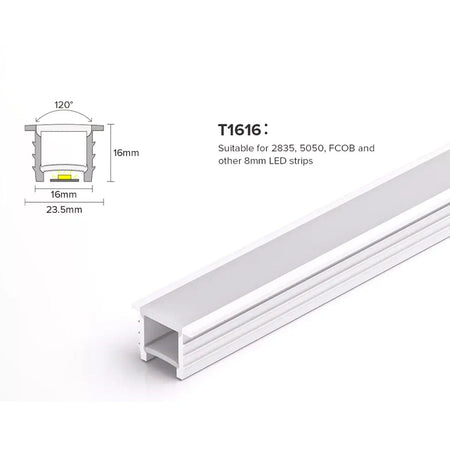 LED Strip Silicone Neon Flex Profile Cover Body Flexible Bendable 16x16mm — House of LEDs UK
