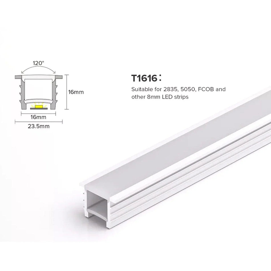 LED Strip Silicone Neon Flex Profile Cover Body Flexible Bendable 16x16mm — House of LEDs UK