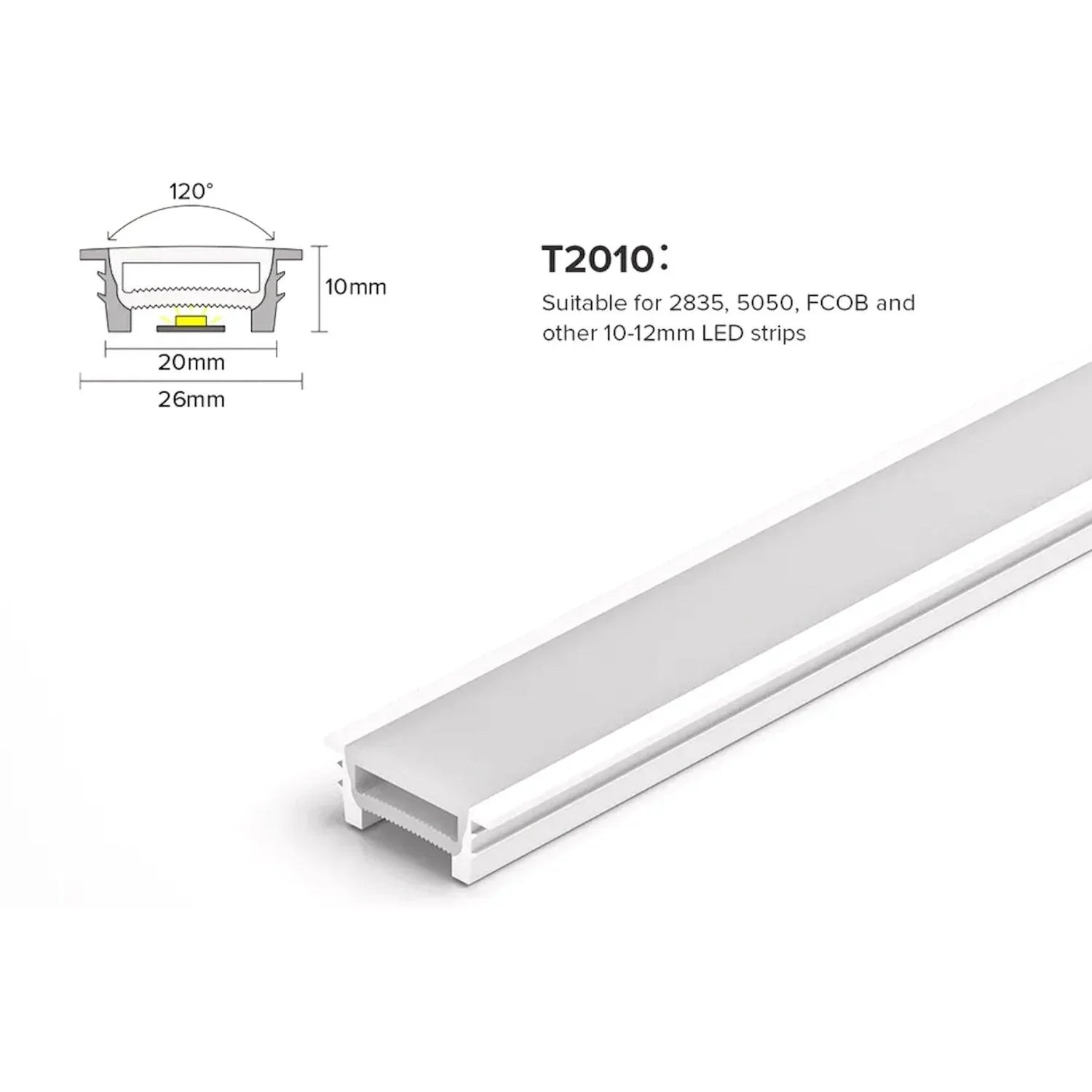 LED Strip Silicone Neon Flex Profile Cover Body Flexible Bendable 20x10mm — House of LEDs UK