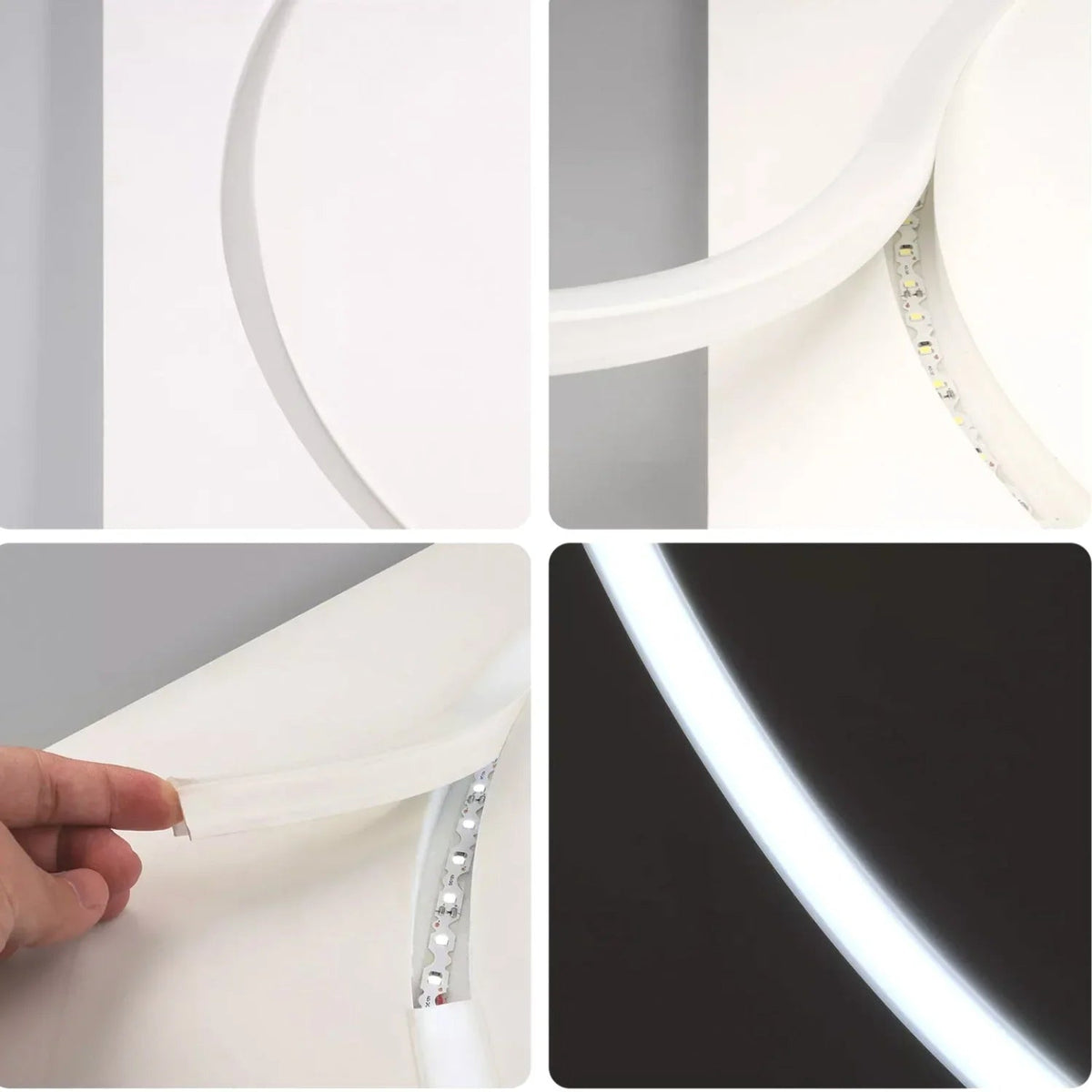 LED Strip Silicone Neon Flex Profile Cover Body Flexible Bendable 40x15mm — view 6 — House of LEDs UK