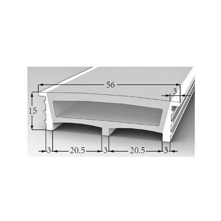 LED Strip Silicone Neon Flex Profile Cover Body Flexible Bendable 50x15mm - House of LEDS
