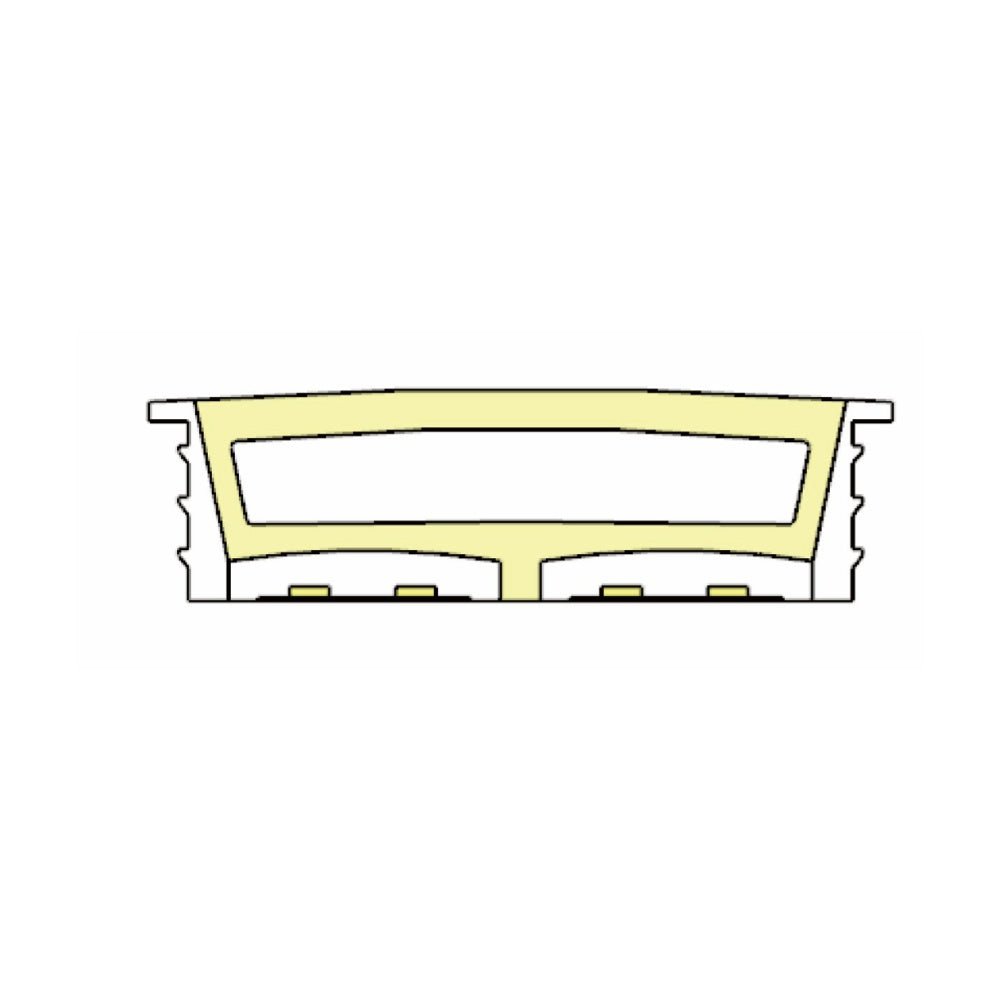 LED Strip Silicone Neon Flex Profile Cover Body Flexible Bendable 50x15mm - House of LEDS