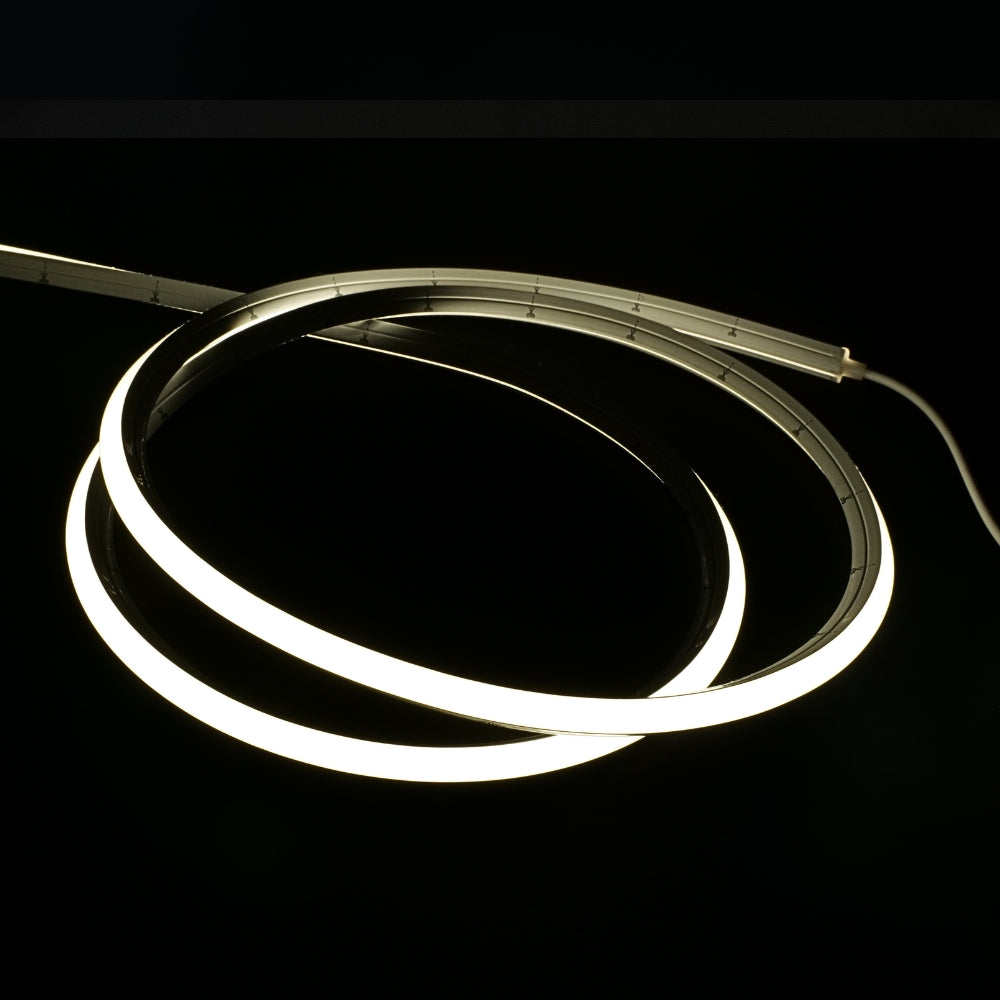 Natural White Neon Flex 4000K 24V 10x10mm Dual Bend IP67 Waterproof 12m — view 5 — House of LEDs UK