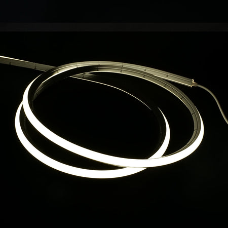 Natural White Neon Flex 4000K 24V 10x10mm Dual Bend IP67 Waterproof 12m — view 5 — House of LEDs UK