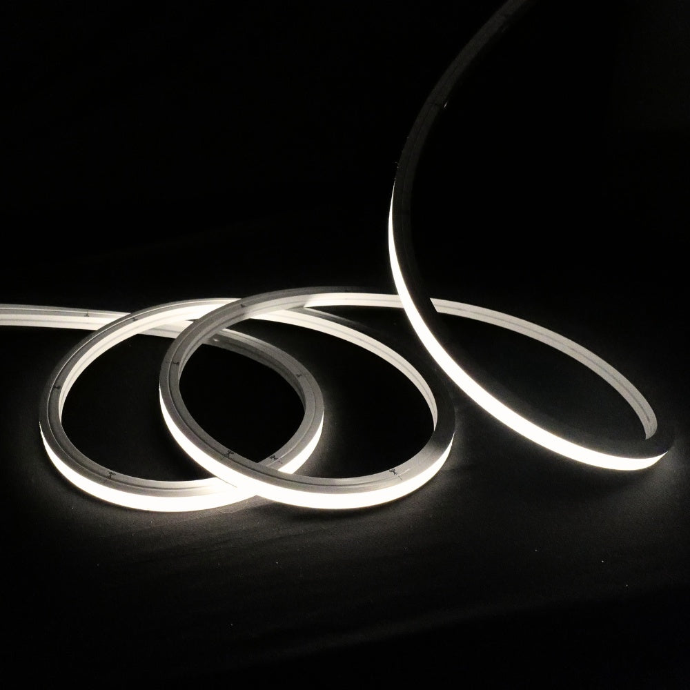 Natural White Neon Flex 4000K 48V 10x10mm Top Bend IP67 Waterproof 25m — view 3 — House of LEDs UK