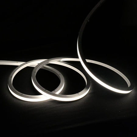 Natural White Neon Flex 4000K 48V 10x10mm Top Bend IP67 Waterproof 25m — view 3 — House of LEDs UK