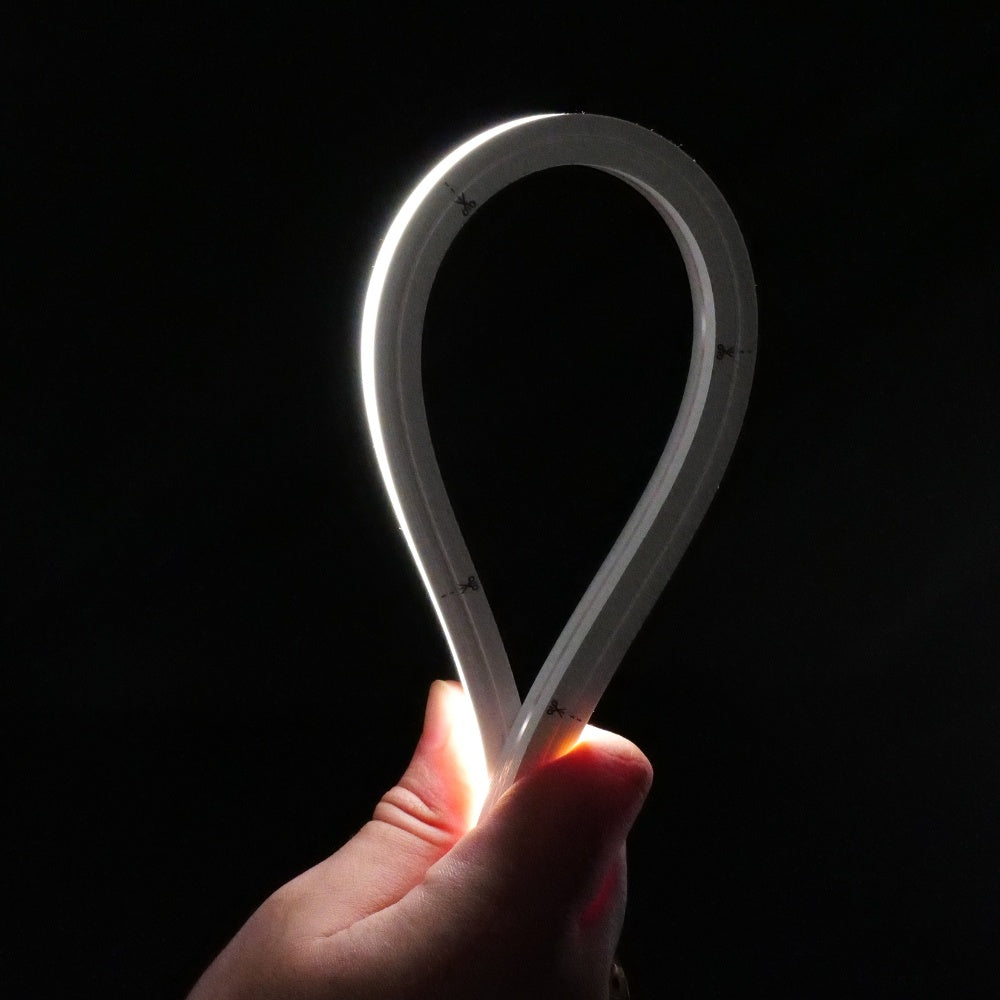 Natural White Neon Flex 4000K 48V 10x10mm Top Bend IP67 Waterproof 25m — view 5 — House of LEDs UK