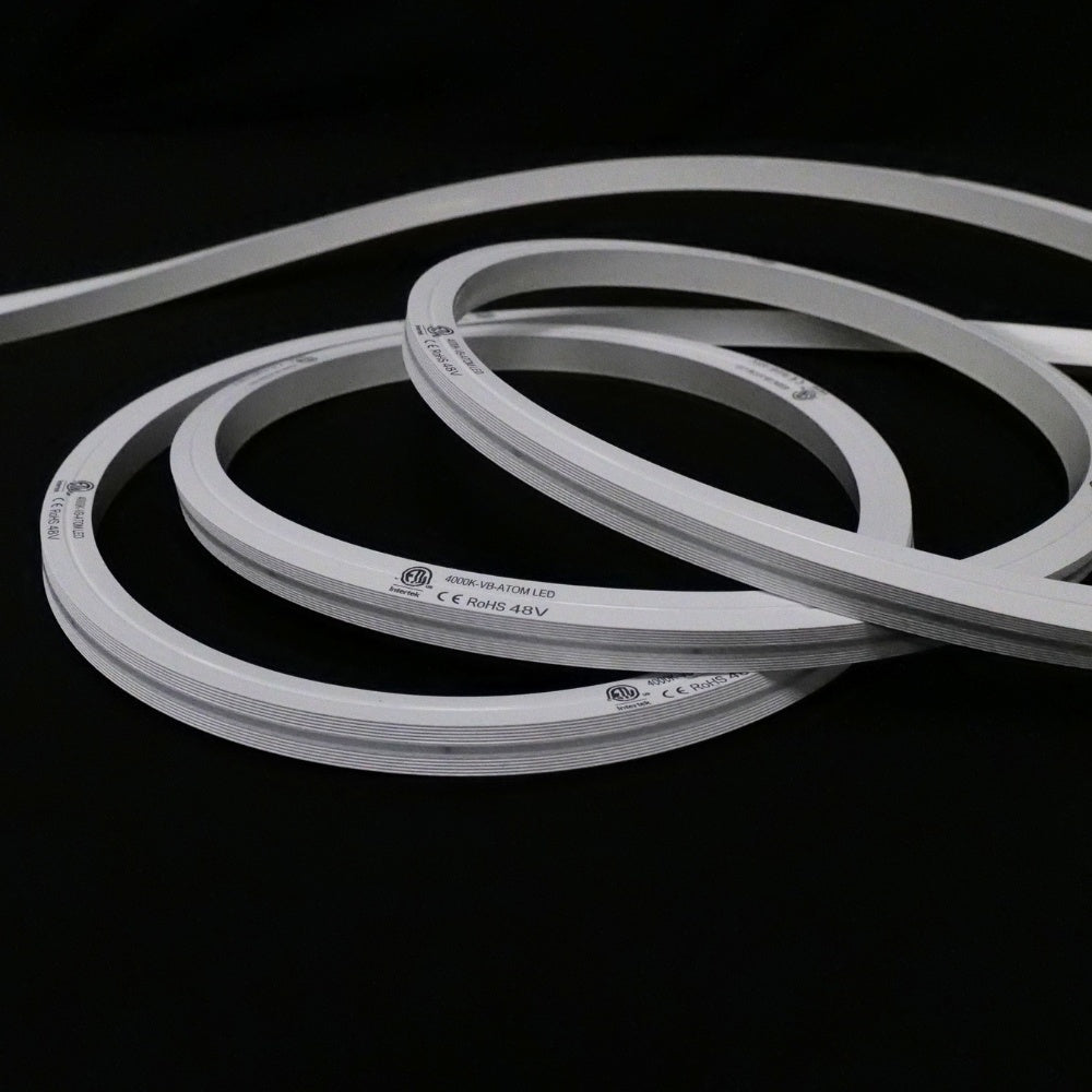 Cool White Neon Flex 6000K 48V 10x10mm Top Bend IP67 Waterproof 25m — view 7 — House of LEDs UK
