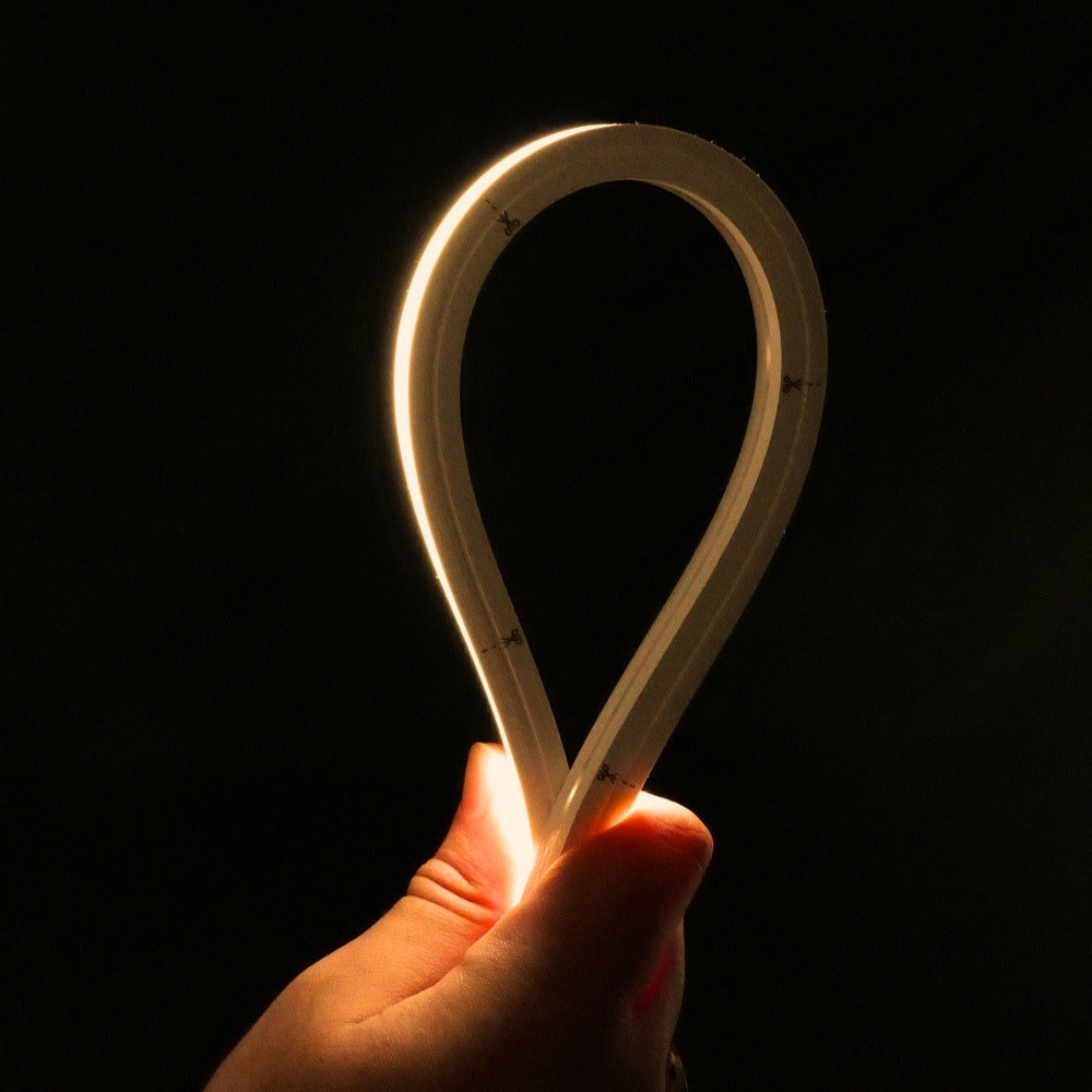 Warm White Neon Flex 2700K 48V 10x10mm Top Bend IP67 Waterproof 25m — view 5 — House of LEDs UK