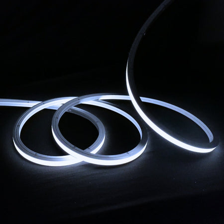 Cool White Neon Flex 6000K 48V 10x10mm Top Bend IP67 Waterproof 25m — view 2 — House of LEDs UK