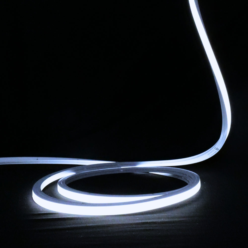 Cool White Neon Flex 6000K 48V 10x10mm Top Bend IP67 Waterproof 25m — view 3 — House of LEDs UK