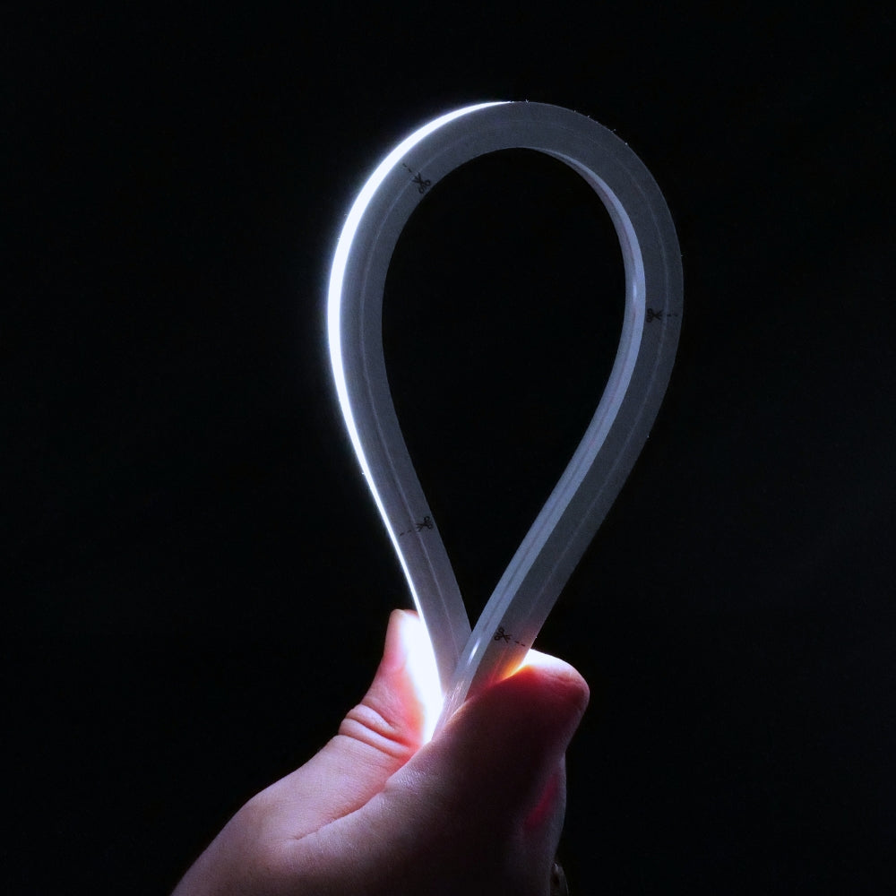 Cool White Neon Flex 6000K 48V 10x10mm Top Bend IP67 Waterproof 25m — view 4 — House of LEDs UK
