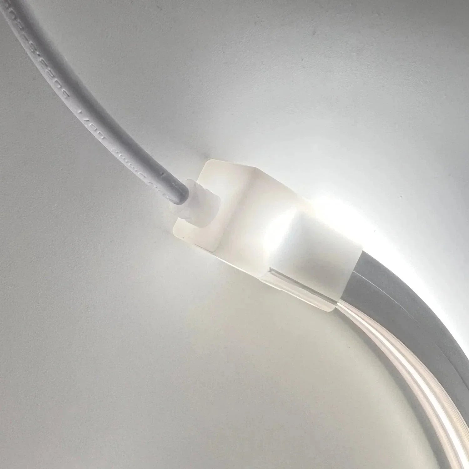 Warm White Neon Flex 3000K 16x16mm 220V 240V Top Bend 20cm Cut IP65 Waterproof with UK Plug — view 10 — House of LEDs UK
