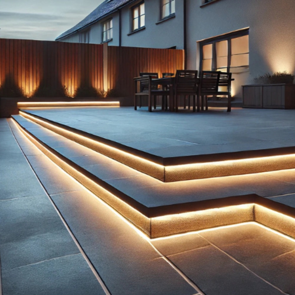MaxiFlex Outdoor Dotless LED Strip 8x16mm IP67 24V 1cm Cut — view 2 — House of LEDs UK