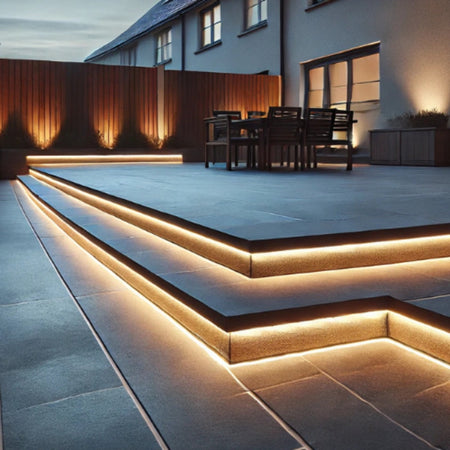 MaxiFlex Outdoor Dotless LED Strip 8x16mm IP67 24V 1cm Cut — view 2 — House of LEDs UK