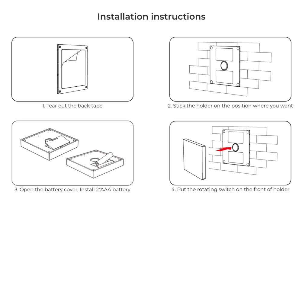 Miboxer B0 Wall Mount Panel Remote RGB+CCT - House of LEDS