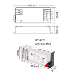 Miboxer Zigbee 3.0 E2-ZR 2 in 1 LED Light Strip Controller 12V-24V - House of LEDS