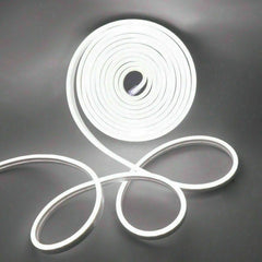 Mini Cool White Neon Flex 12V 6x12mm 120LEDs/m IP65 Waterproof 2.5cm Cut Kit - House of LEDS