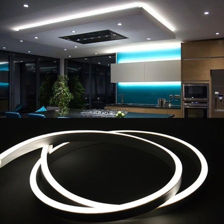 Mini Cool White Neon Flex 6000K 24V 4x10mm IP65 Waterproof 168LEDs/m — view 8 — House of LEDs UK