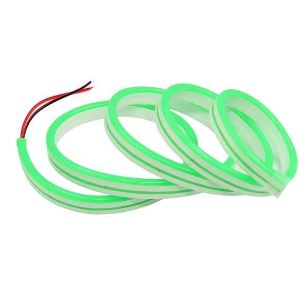 Mini Green LED Neon Flex 12V 6x12mm 120LED/m IP65 Waterproof 1cm Cut - House of LEDS