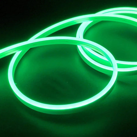 Mini Green LED Neon Flex 6x12mm 12V 120LEDs/m IP65 Waterproof 2.5cm Kit — view 2 — House of LEDs UK