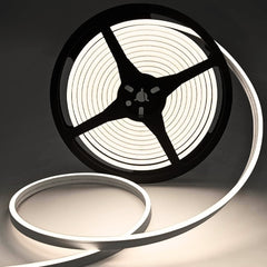 Mini Natural White Neon Flex 4000K Mini 24V 4x10mm IP65 Waterproof 168LEDs/m - House of LEDS