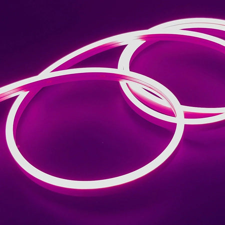 Mini Pink LED Neon Flex 12V 6x12mm 120LED/m IP65 Waterproof 1cm Cut — House of LEDs UK