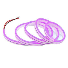 Mini Pink LED Neon Flex 12V 6x12mm 120LED/m IP65 Waterproof 1cm Cut - House of LEDS