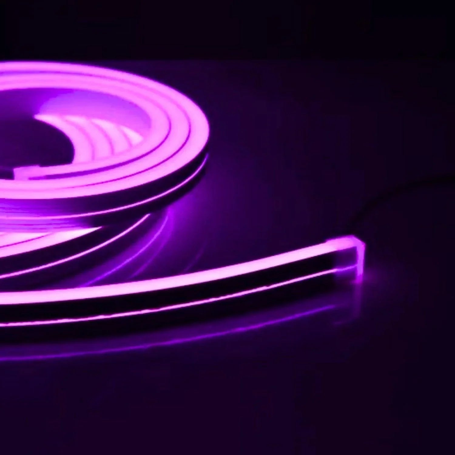 Mini Purple LED Neon Flex 12V 6x12mm 120LED/m IP65 Waterproof 1cm Cut — view 2 — House of LEDs UK