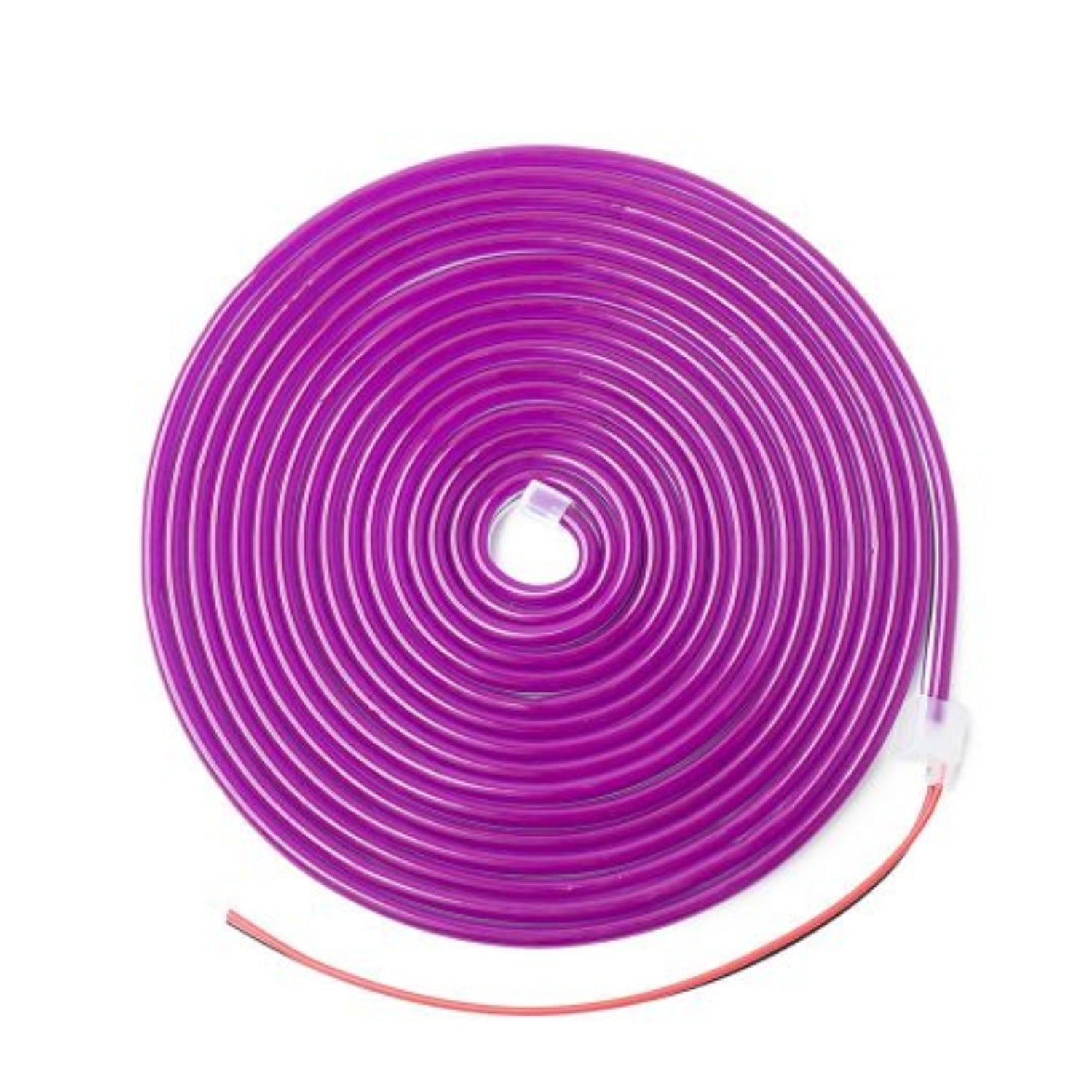 Mini Purple LED Neon Flex 12V 6x12mm 120LED/m IP65 Waterproof 1cm Cut - House of LEDS