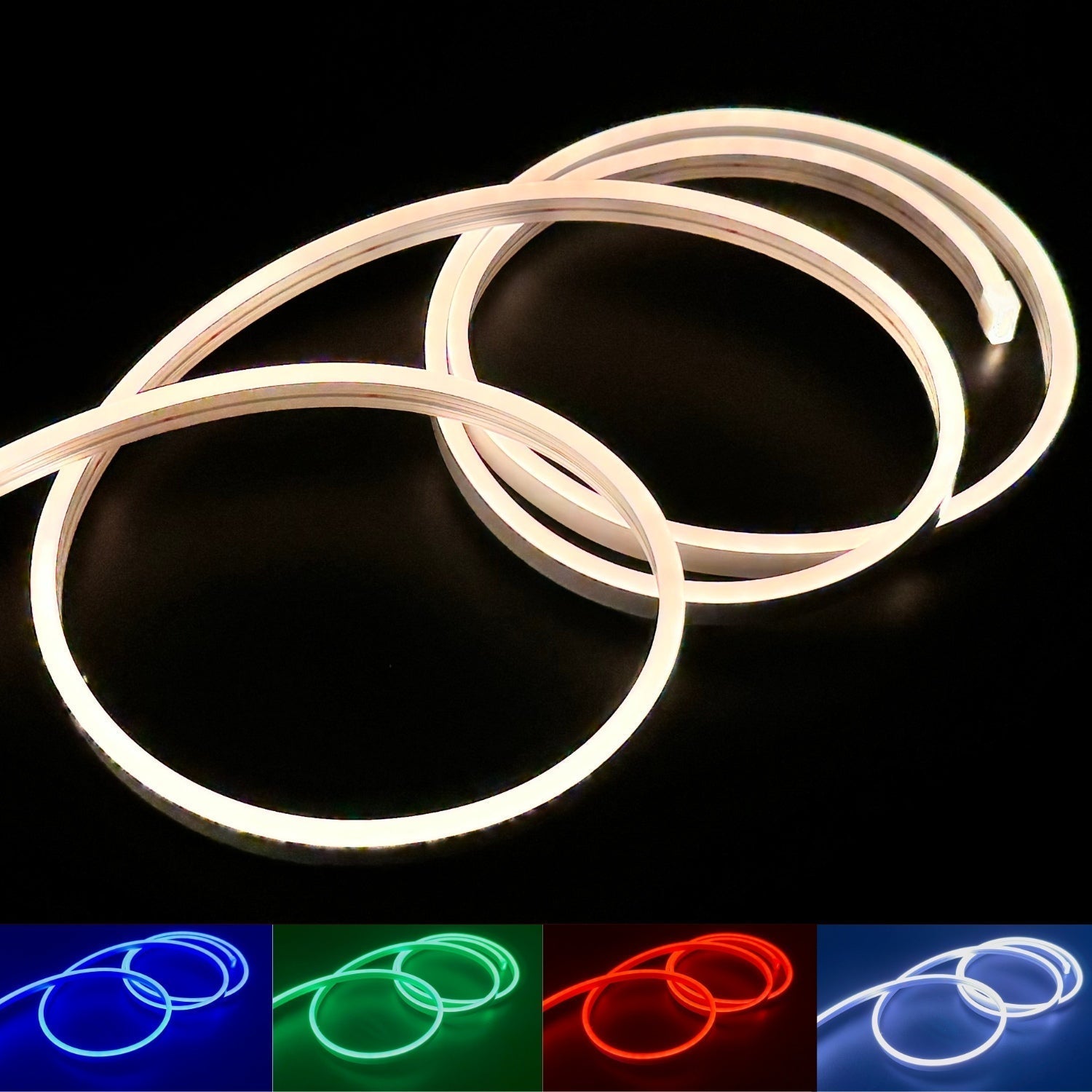 Mini RGB Neon Flex 24V 6x12mm IP65 Waterproof with Remote 10 Metre Kit - House of LEDS