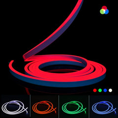 Mini RGB Neon Flex 6x12mm DC 24V IP65 Waterproof LED Neon Flex 10 Metre - House of LEDS