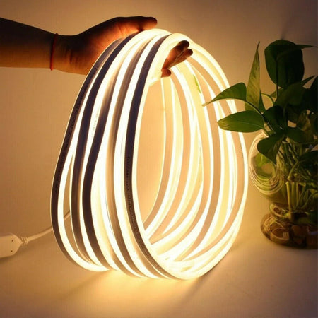 Mini Warm White Neon Flex 3000K 12V 6x12mm 120LEDs/m IP65 2.5cm Cut — view 5 — House of LEDs UK