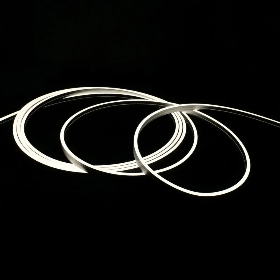 Mini Natural White Neon Flex 4000K 4x8mm IP65 Waterproof 168 LEDs/m — House of LEDs UK