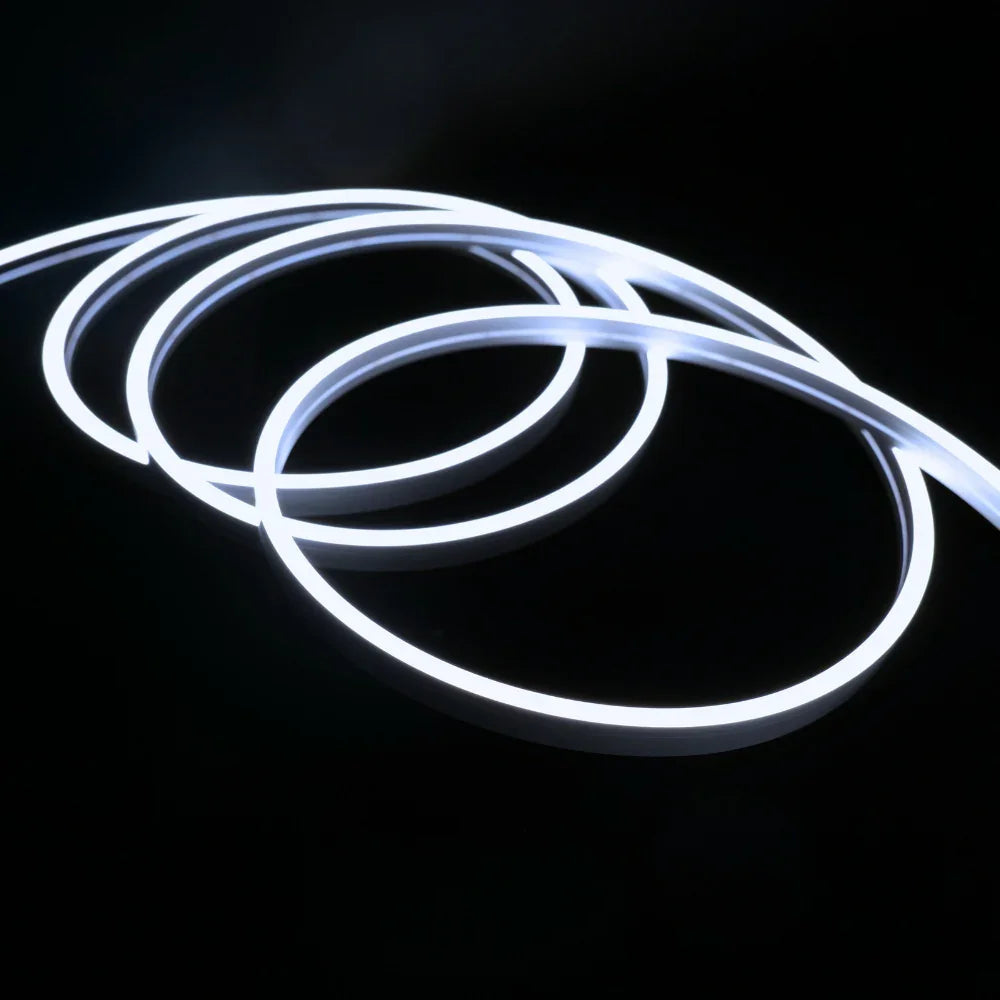 Mini Cool White Neon Flex 6000K 4x8mm IP65 Waterproof 168 LEDs/m — view 2 — House of LEDs UK