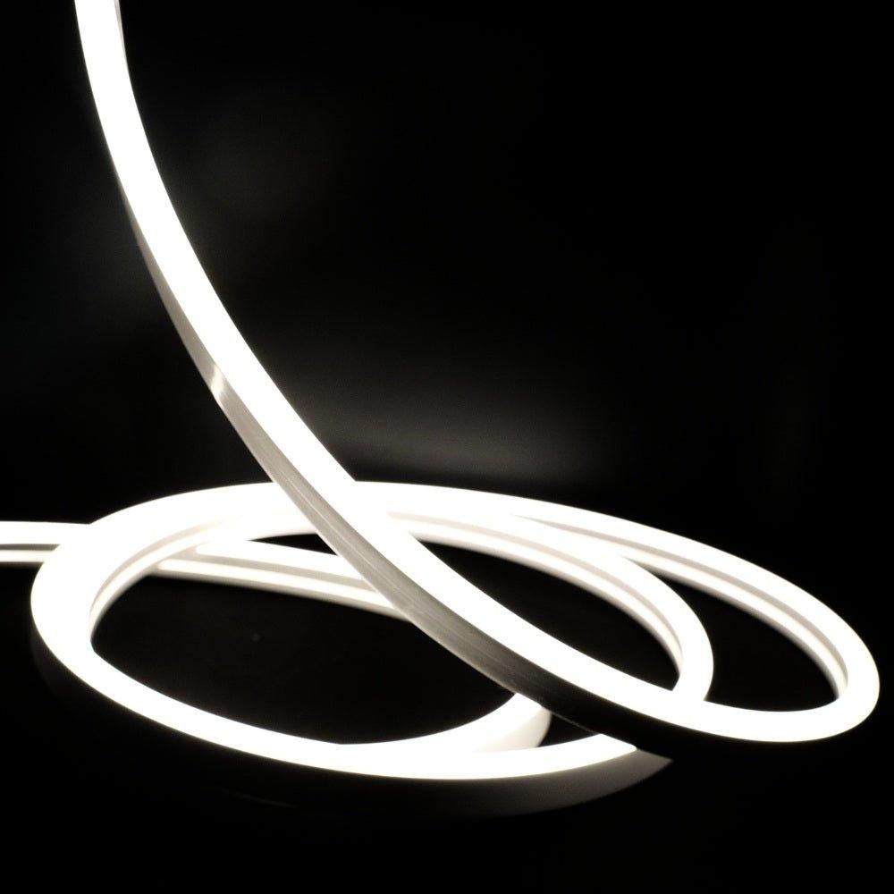 Natural White Neon Flex 220V 240V Wireless 8x16mm 120LEDs/m IP65 Waterproof with UK Plug - House of LEDS