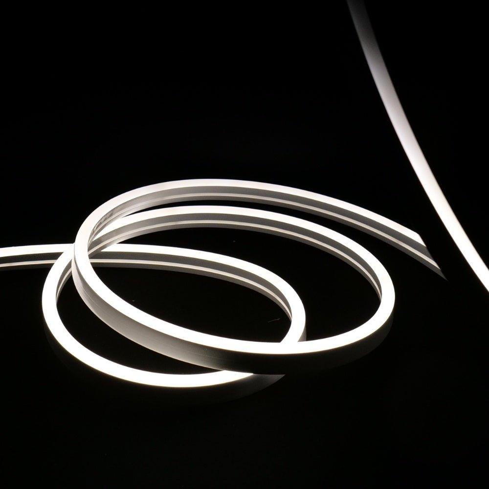 Natural White Neon Flex 220V 240V Wireless 8x16mm 120LEDs/m IP65 Waterproof with UK Plug - House of LEDS