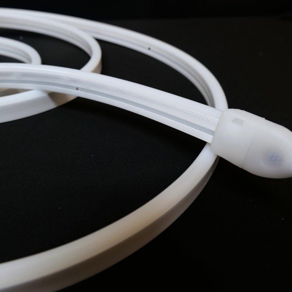Natural White Neon Flex 220V 240V Wireless 8x16mm 120LEDs/m IP65 Waterproof with UK Plug - House of LEDS