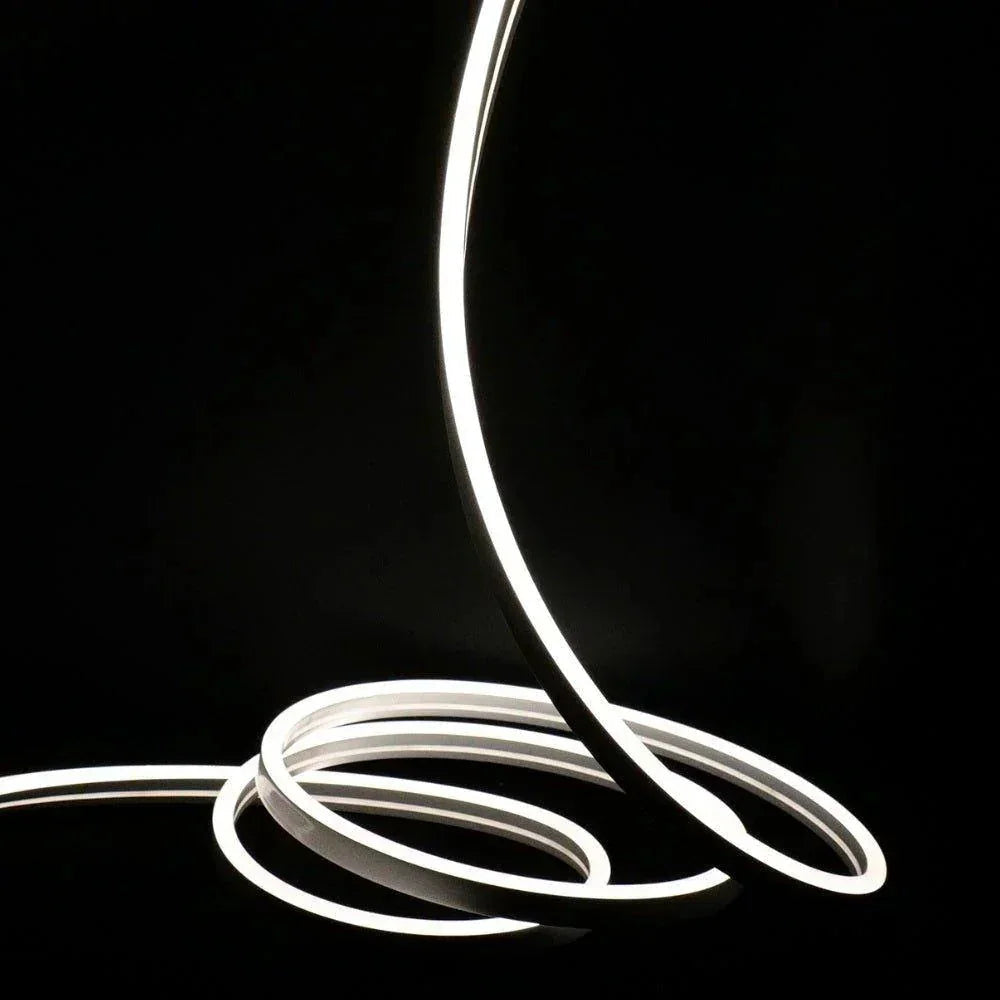 Natural White Neon Flex 220V 240V Wireless 8x16mm 120LEDs/m IP65 Waterproof with UK Plug — House of LEDs UK