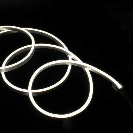 Natural White Neon Flex 4000K 24V 10x20mm IP67 Waterproof 12.5cm Cut — view 2 — House of LEDs UK