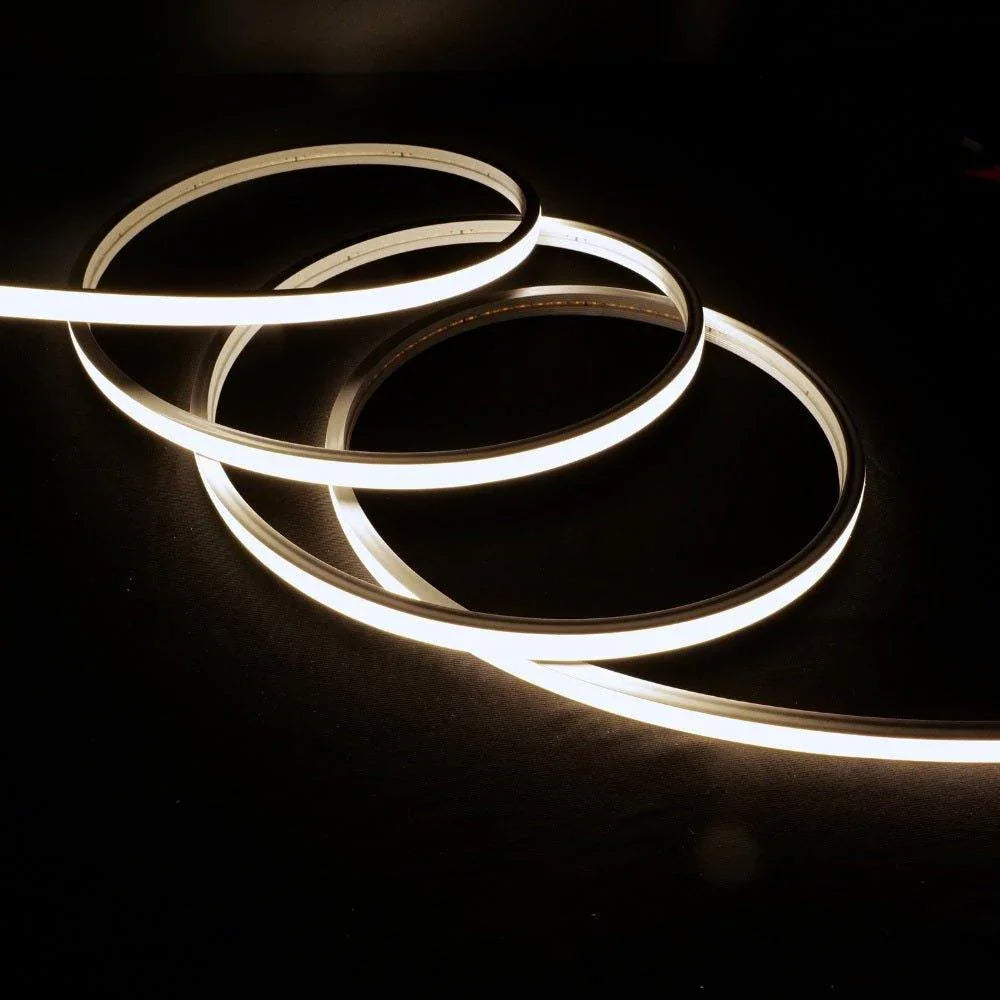 Natural White Neon Flex 4000K 24V Top Bend 10x6mm IP65 Waterproof 280LEDs/m — view 2 — House of LEDs UK
