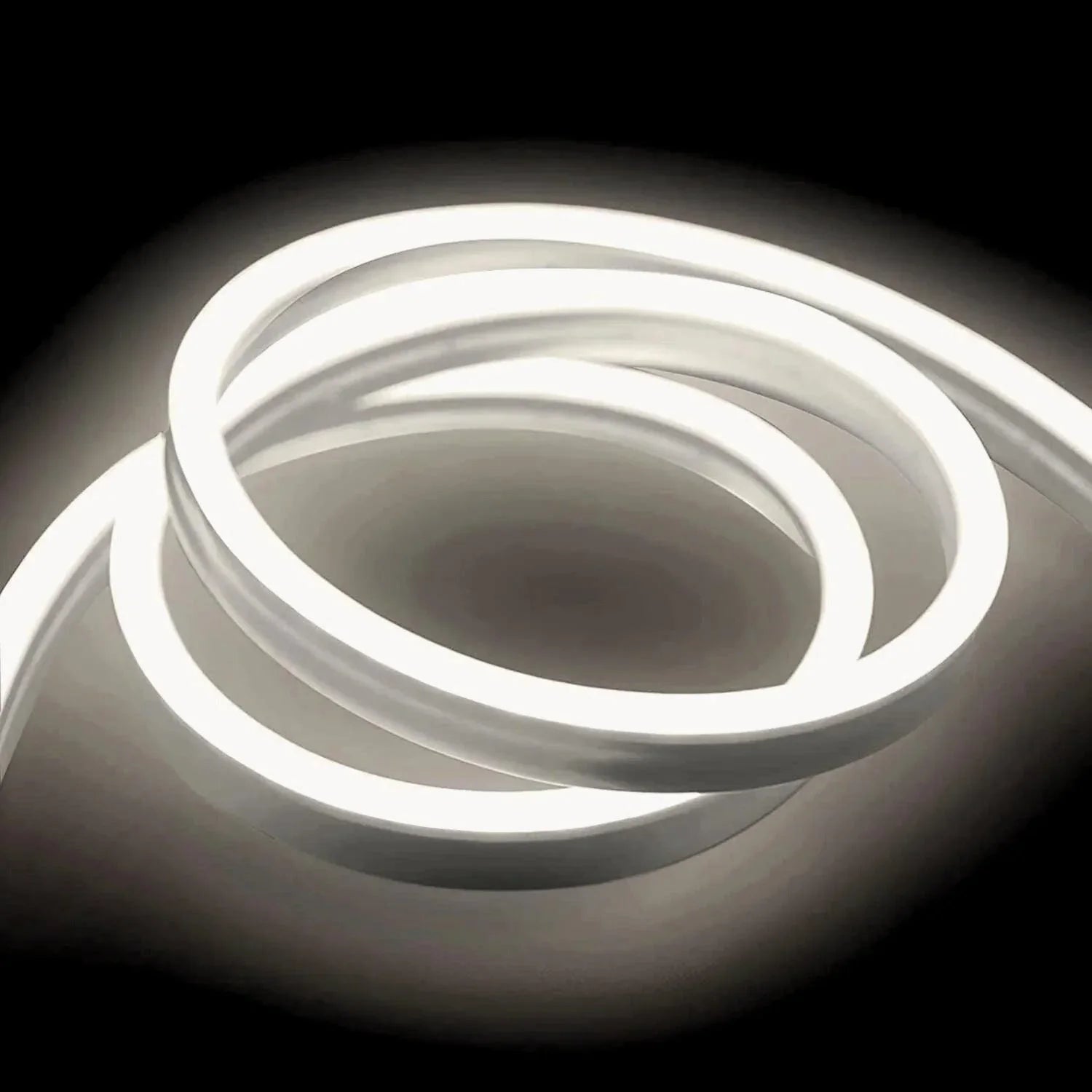 Natural White Neon Flex 4000K DC 12V IP65 Waterproof 8x16mm 120 LEDs/M — House of LEDs UK