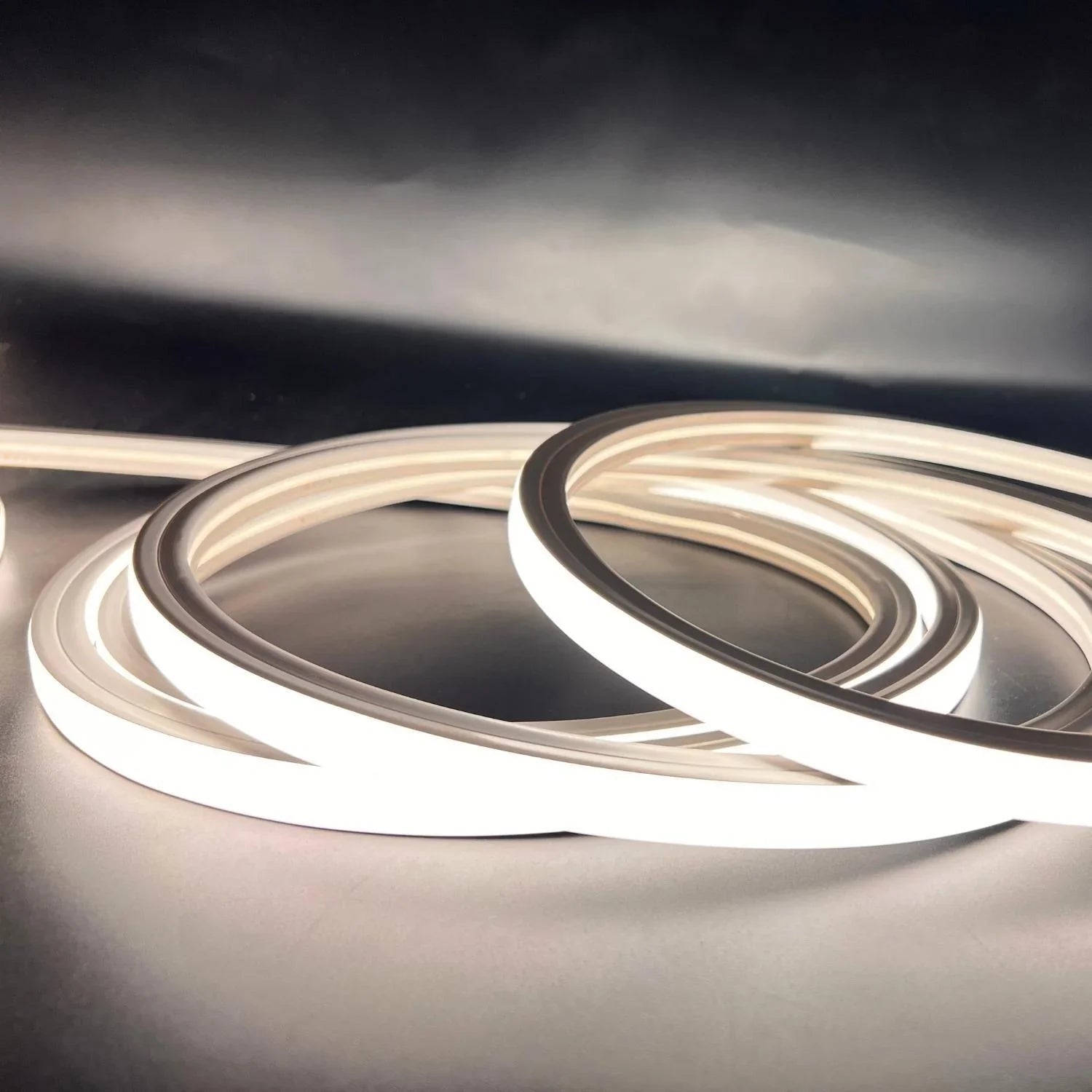 Natural White Neon Flex 4000K DC 48V 16x16mm Top Bend IP65 Waterproof 30m — view 12 — House of LEDs UK