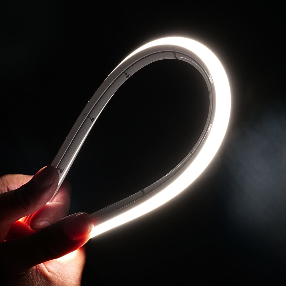 Natural White Neon Flex 4000K 24V 10x10mm Dual Bend IP67 Waterproof 12m — view 8 — House of LEDs UK