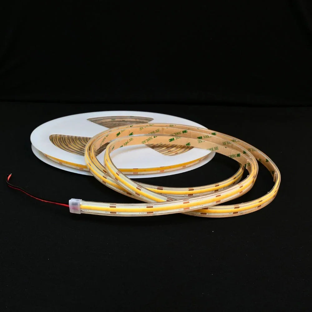 Warm White 3000K COB LED Strip 24V 384 LEDs/m IP68 Waterproof — view 5 — House of LEDs UK